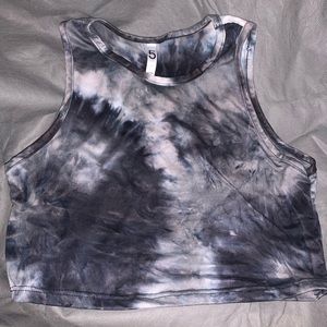 Style 5 Tie Dye Tank Crop Top Juniors Large